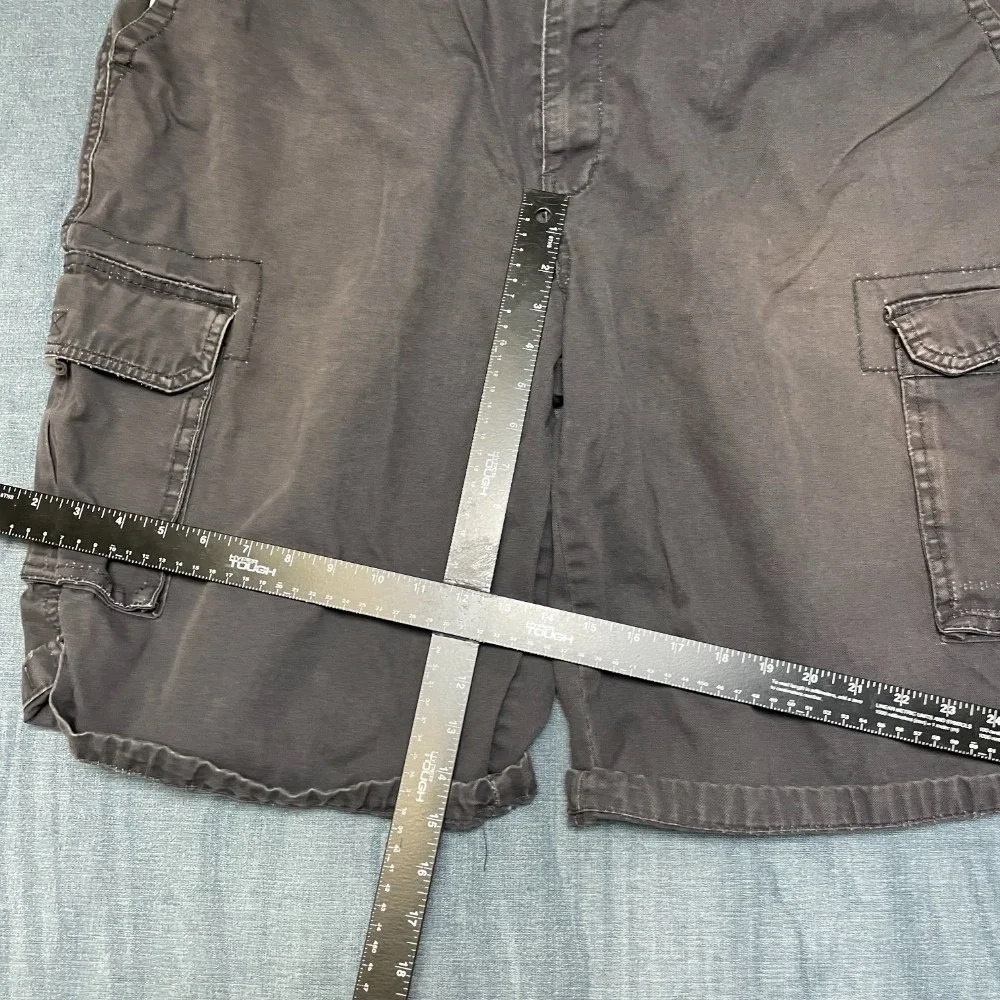 Pro Club Cargo Shorts Mens 44 Gray Flat Front Beach Summer Wear Camping Hiking